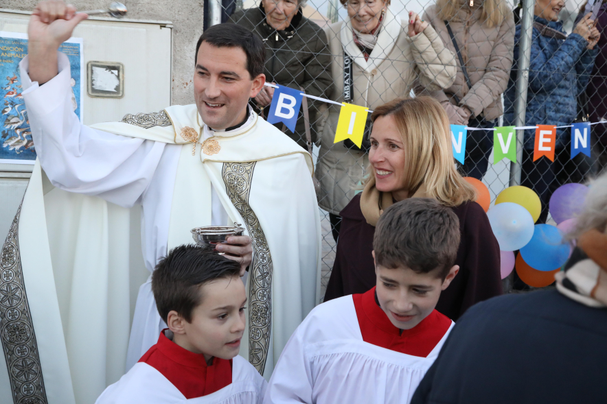 Fiesta de San Antón 2025, alcaldesa en bendición de animales