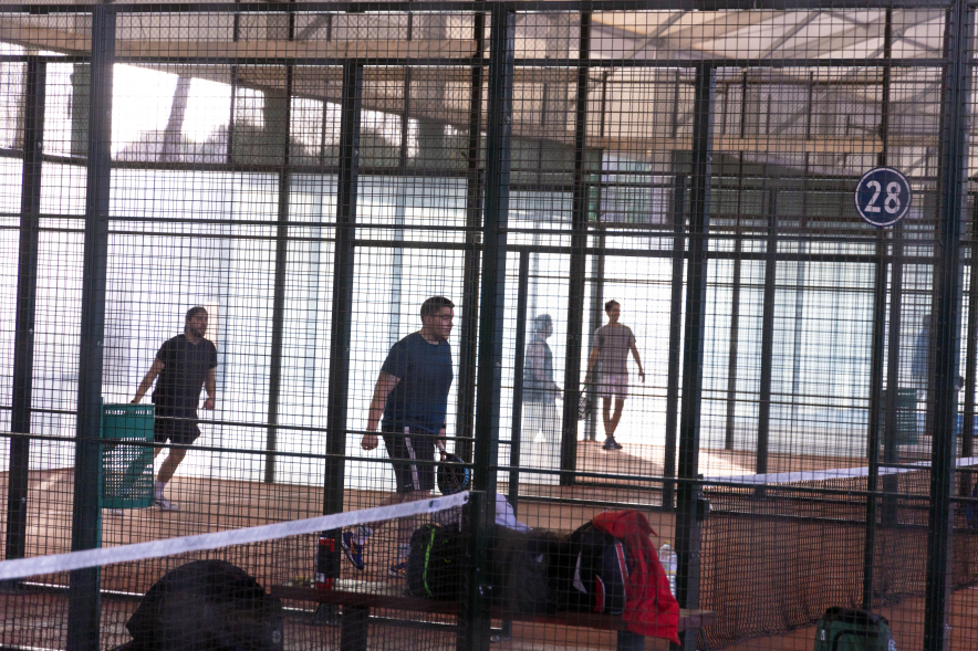IV Torneo de Pádel Benéfico, partido de pádel