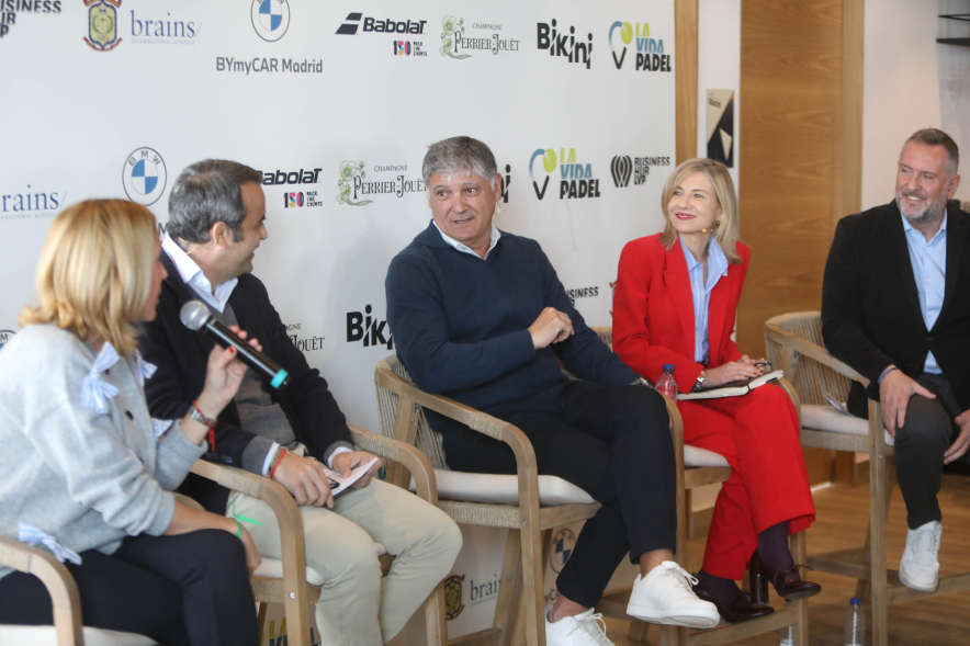 Presentación de La Vida Pádel Business Hub, palabras alcaldesa