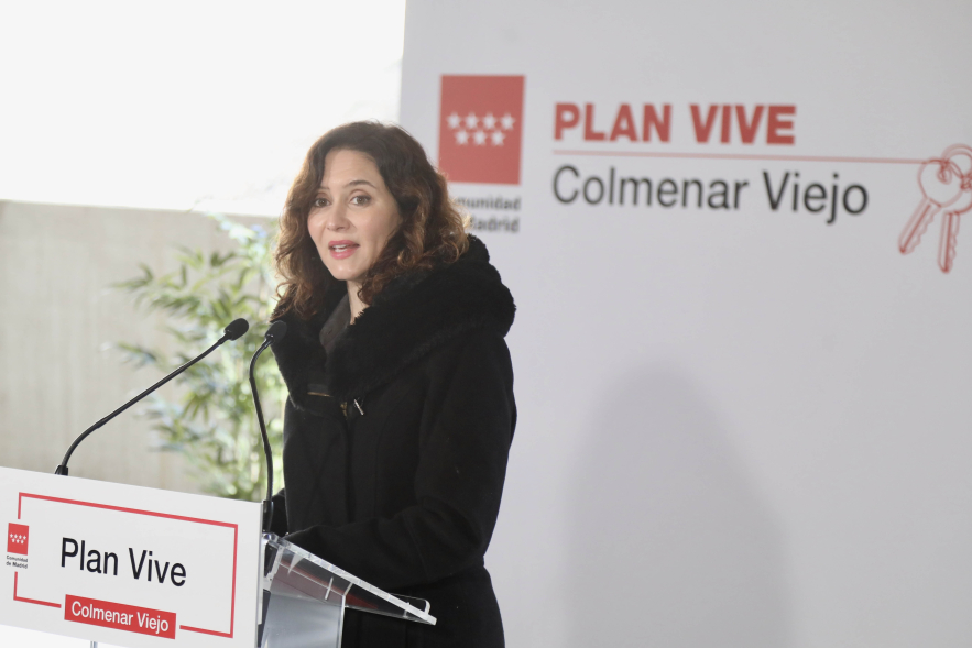 Plan Vive Solución Joven, palabras presidenta Comunidad de Madrid