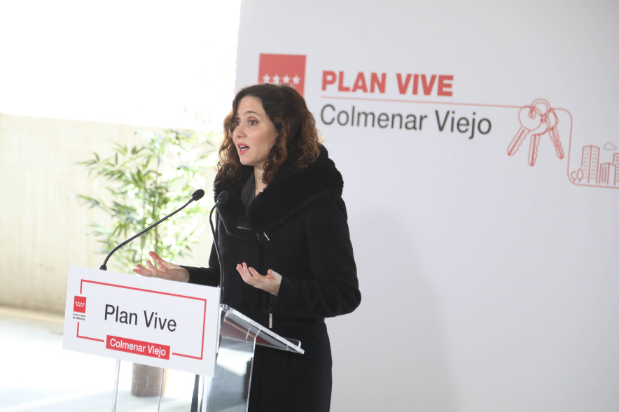 Plan Vive Solución Joven, palabras presidenta Comunidad de Madrid