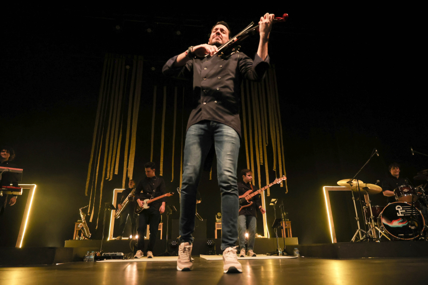 Espectáculo "The Violinist", actuación