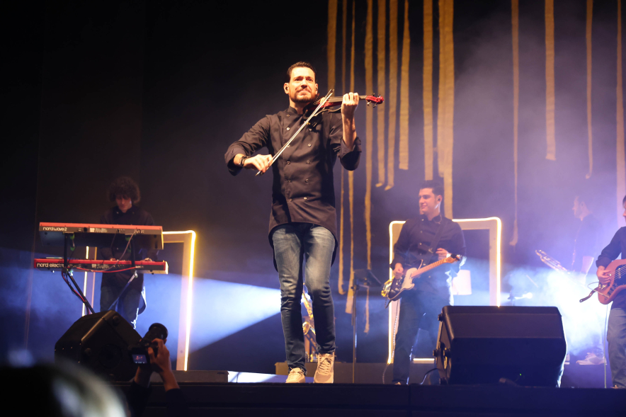 Espectáculo "The Violinist", actuación