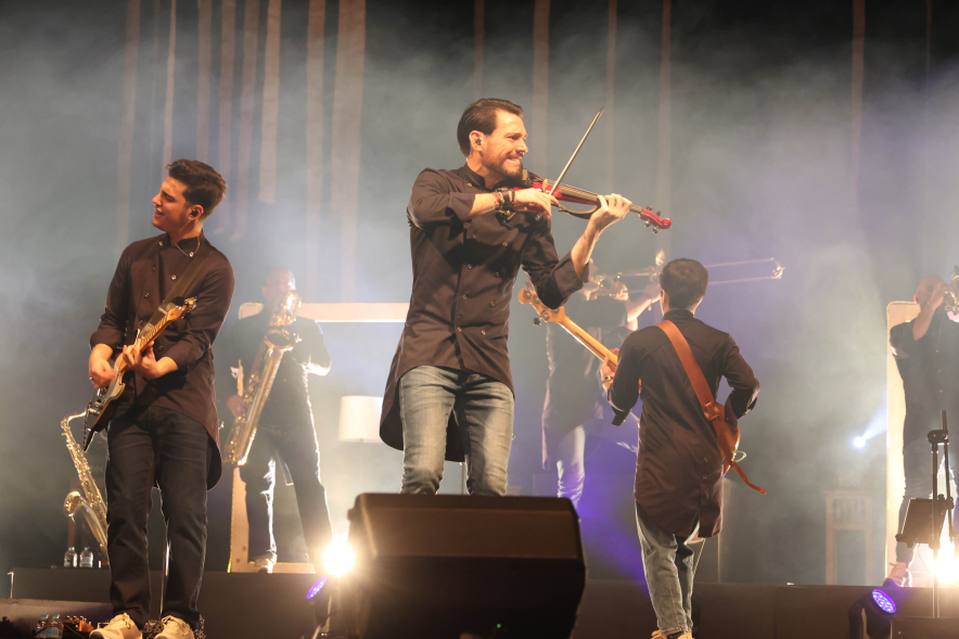 Espectáculo "The Violinist", actuación