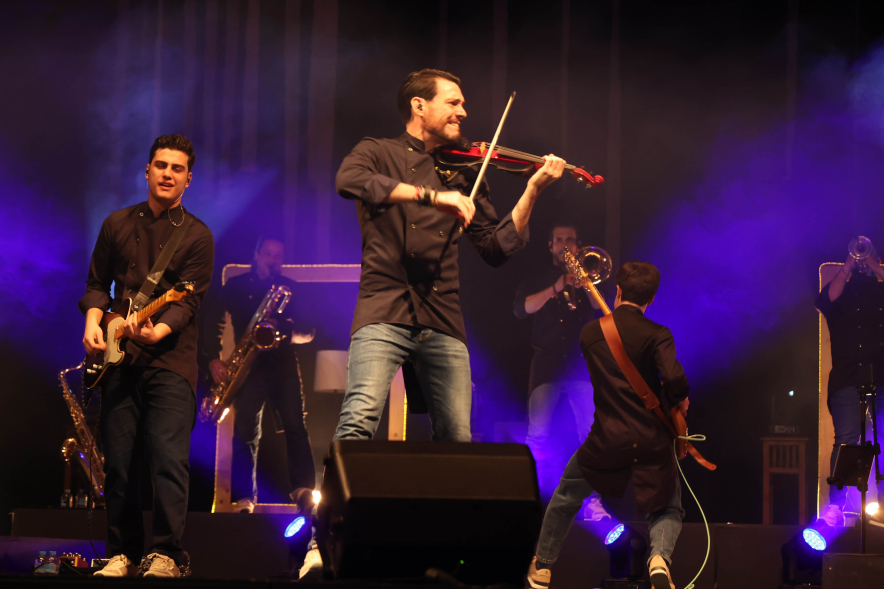 Espectáculo "The Violinist", actuación