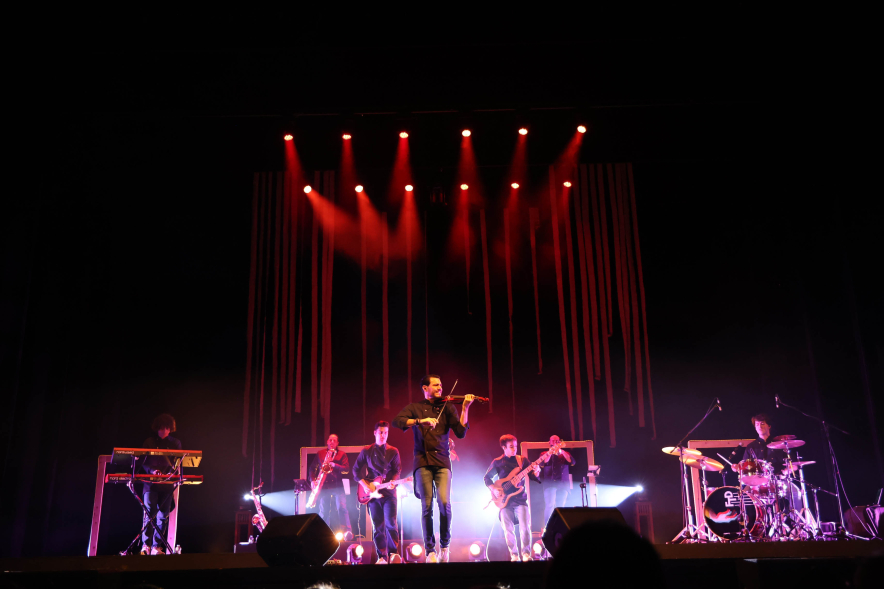 Espectáculo "The Violinist", actuación