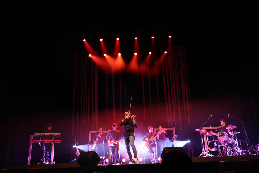 Espectáculo "The Violinist", actuación