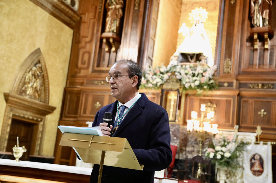 Entrega del bastón de mando al prioste mayor, palabras prioste mayor