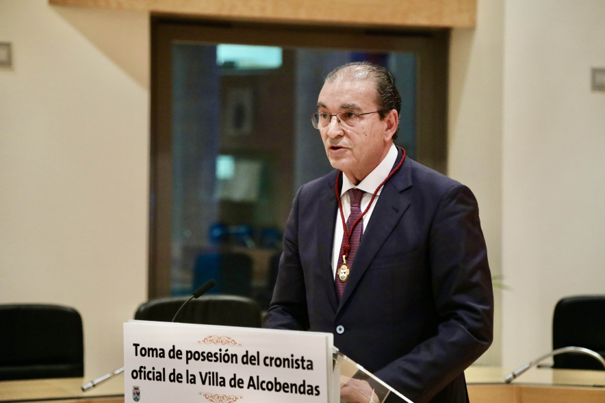 Toma de posesión del nuevo "Cronista Oficial de la Villa de Alcobendas", palabras