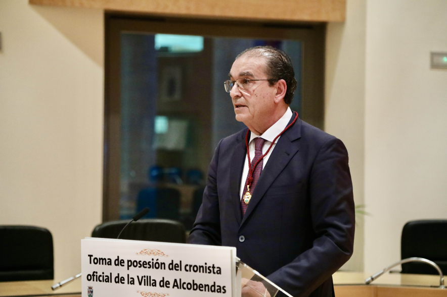 Toma de posesión del nuevo "Cronista Oficial de la Villa de Alcobendas", palabras