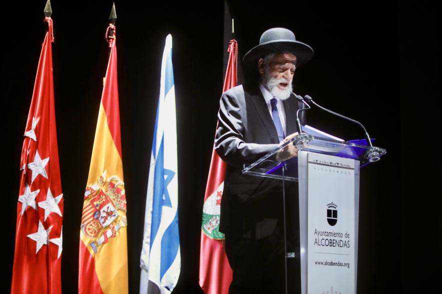 Acto en Memoria del Holocausto, palabras
