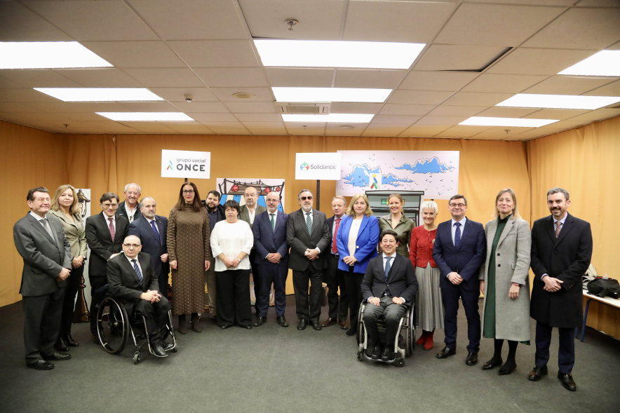 Gala Premios Solidarios de la ONCE, foto familia