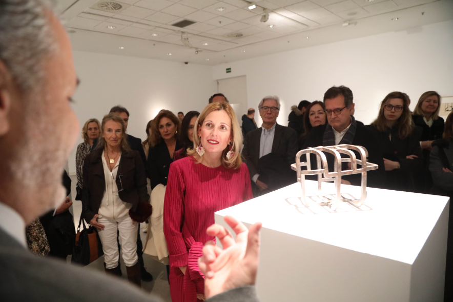 Inauguración exposición "Poesía es construcción", de Eduardo Chillida, visita a la exposición