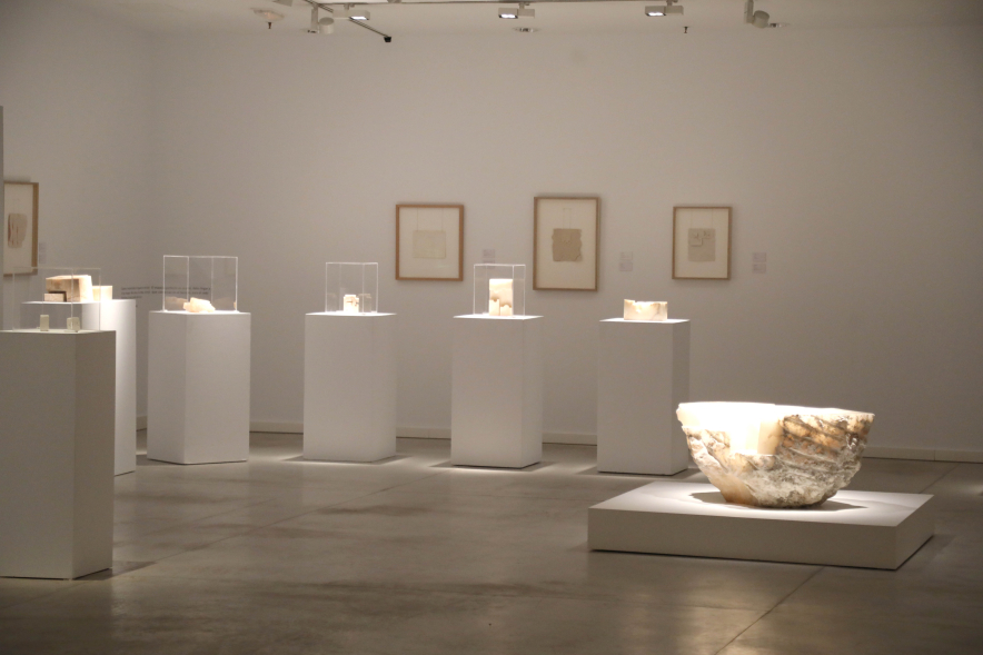 Inauguración exposición "Poesía es construcción", de Eduardo Chillida, esculturas 
