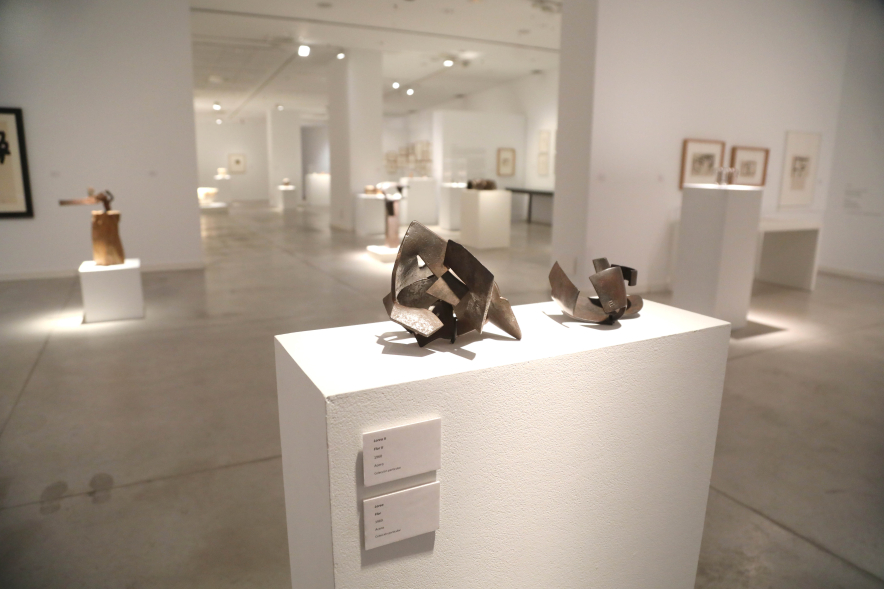 Inauguración exposición "Poesía es construcción", de Eduardo Chillida, esculturas