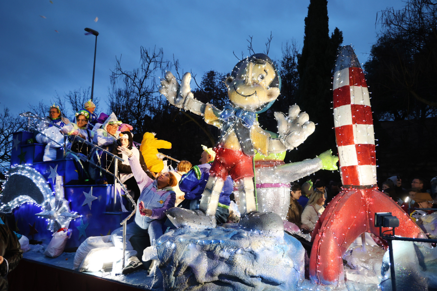Cabalgata de Reyes 2025, carroza  Pinocho