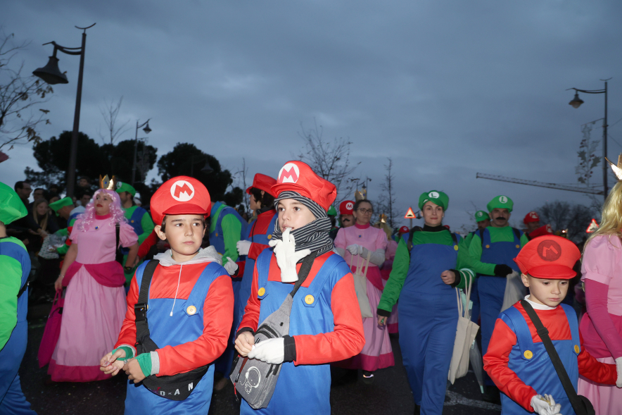 Cabalgata de Reyes 2025, desfile personajes Super Mario