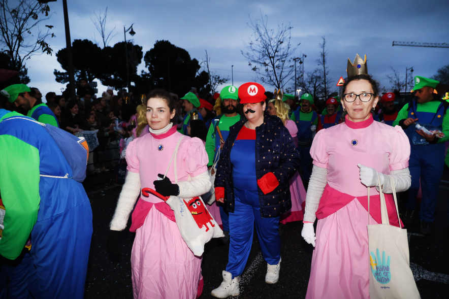 Cabalgata de Reyes 2025, desfile personajes Super Mario