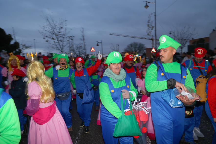 Cabalgata de Reyes 2025, desfile personajes Super Mario