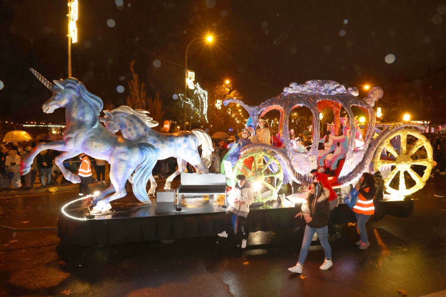 Cabalgata de Reyes 2025, carroza unicornios