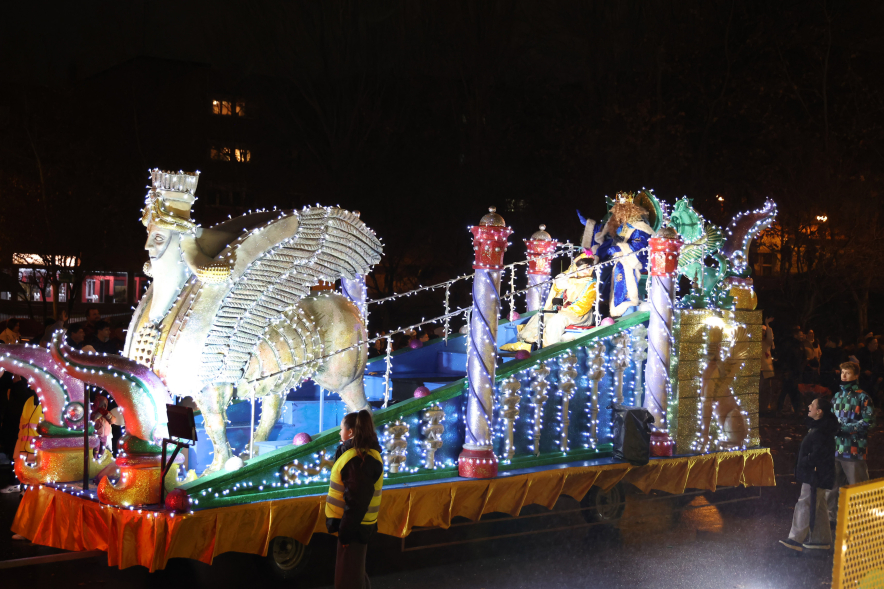 Cabalgata de Reyes 2025, carroza  Rey Gaspar