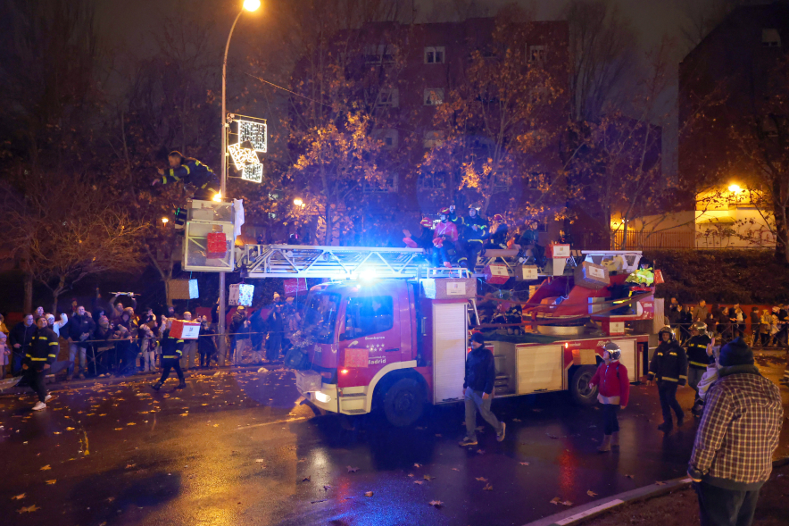 Cabalgata de Reyes 2025, camión de bomberos