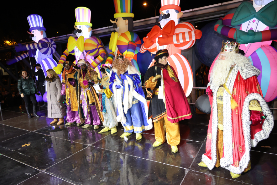 Cabalgata de Reyes 2025,  alcaldesa con los Reyes Magos