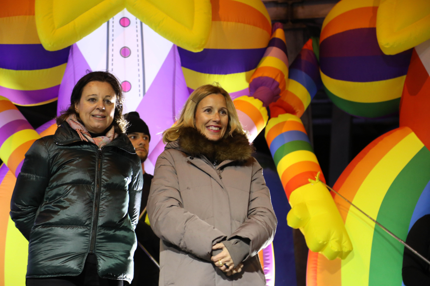 Cabalgata de Reyes 2025, alcaldesa y concejal de cultura María José Ortiz