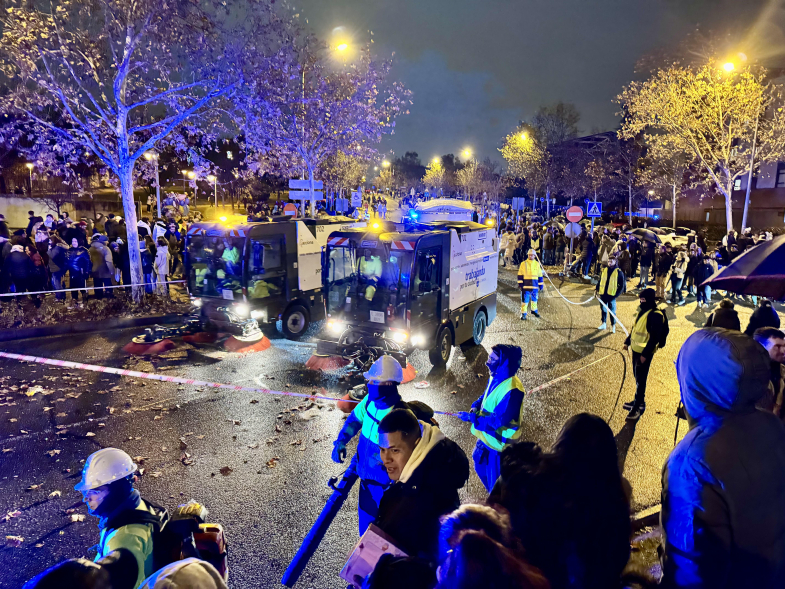 ,Cabalgata de Reyes 2025, vista general limpieza calle después del desfile