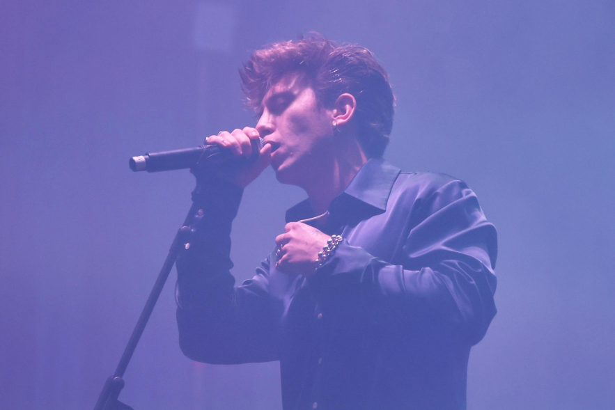 Concierto Walls, primer plano cantante