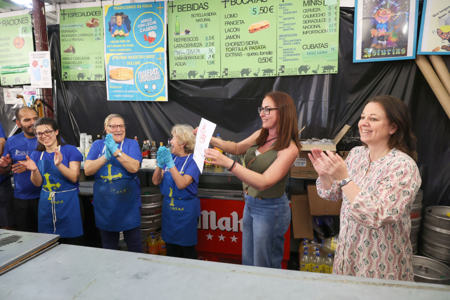 Premios  de las casetas, premio mejor oferta gastronómica casa de Asturias de Alcobendas