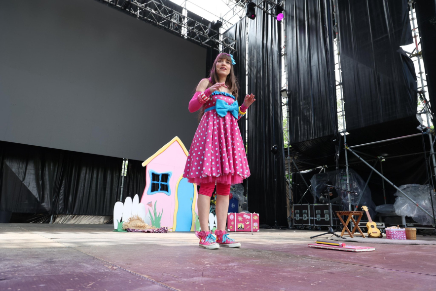Espectáculo familiar "Lola toc toc", actuación teatral