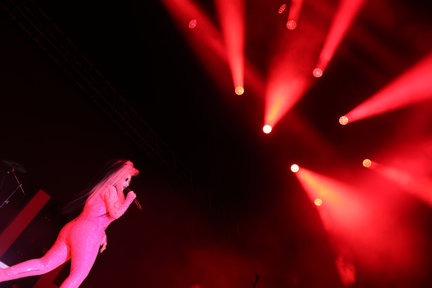 Concierto Fangoria, actuación musical