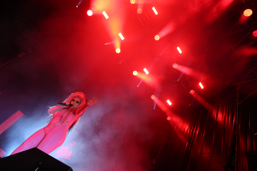 Concierto Fangoria, actuación musical