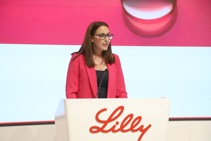 Presentación nuevo proyecto inversión de la empresa farmacéutica Lilly, palabras Marta Martín