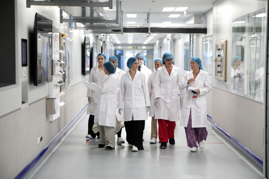 Presentación nuevo proyecto inversión de la empresa farmacéutica Lilly, visita instalaciones